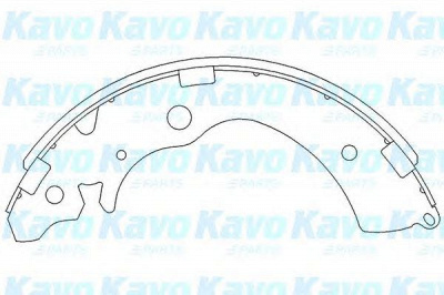 KAVO PARTS kbs2901 -  Комплект тормозных колодок